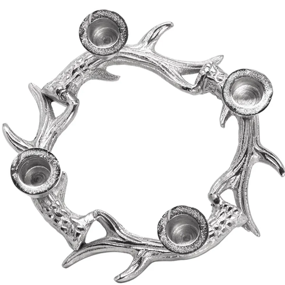 Adventskerzenhalter KINGSTON Edzard silber ø 21 cm
