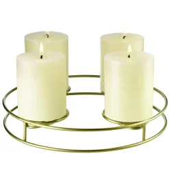 Adventskranz Asa multifunktional gold