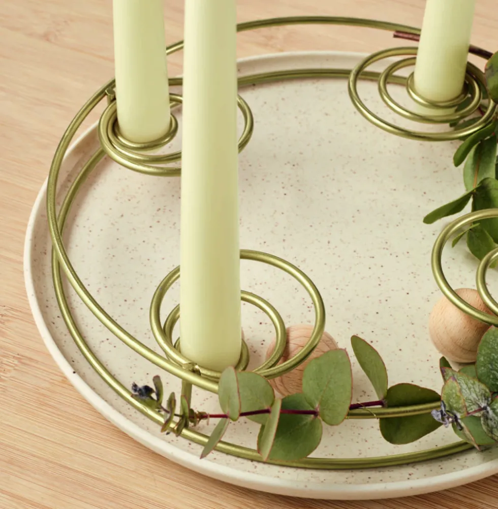 Adventskranz Asa multifunktional gold