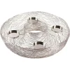 Adventskranz Edelstahl Versailles Durchmesser 78 cm