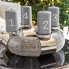 Adventskranz FLAX Edelstahl Edzard Durchmesser 36 cm