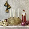 Adventskranz gold MATTEO Durchmesser 30 cm