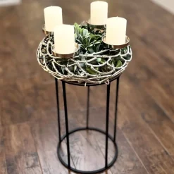 Adventskranz Herold silber