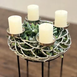Adventskranz Herold silber