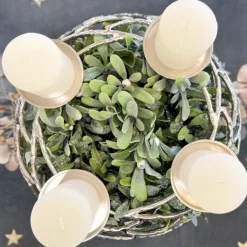Adventskranz Herold silber