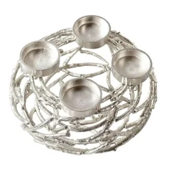 Adventskranz Herold silber