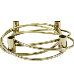Adventskranz Kerzenhalter gold Crowne 25 cm