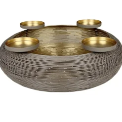 Adventskranz modern Fia gold | Ø 50 /40 cm