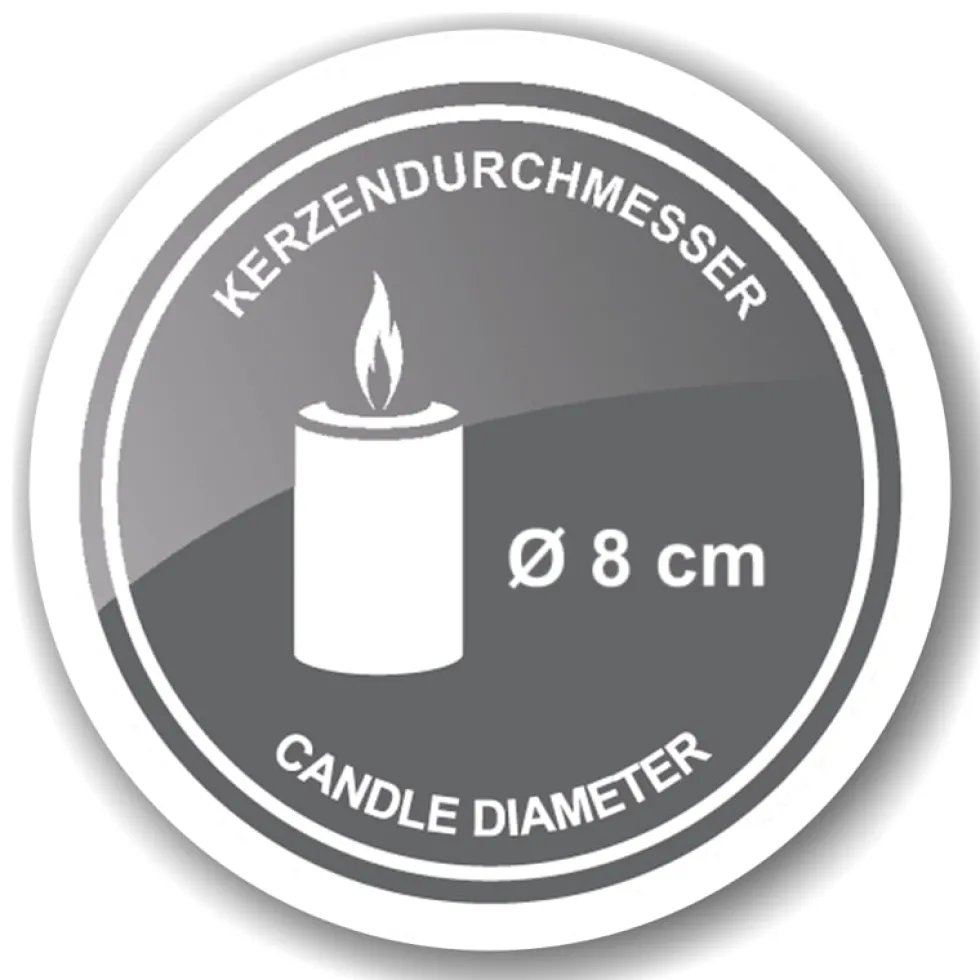 Adventskranz PORUS Edzard silber | Ø 42 cm