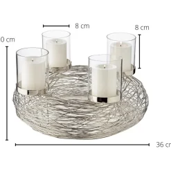 Adventskranz RIMINI Edzard Durchmesser 36 cm