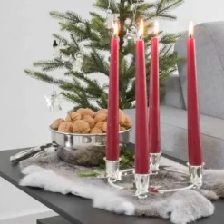 Adventskranz silber STERNE Edzard Durchmesser 19 cm