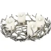 Adventskranz TWIGS Casablanca silber Durchmesser 42 cm