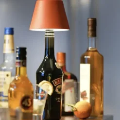 Akku Tischleuchte LED Flaschenaufsatz