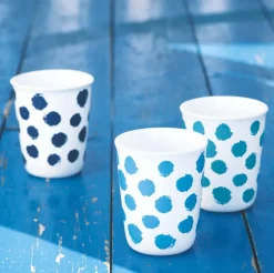 ASA Espressobecher Keramik Spots coppetta 100 ml