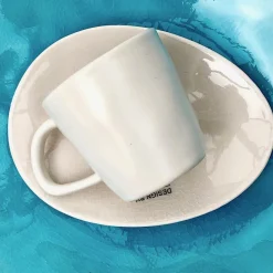 ASA Espressotasse Untertasse Keramik champagne