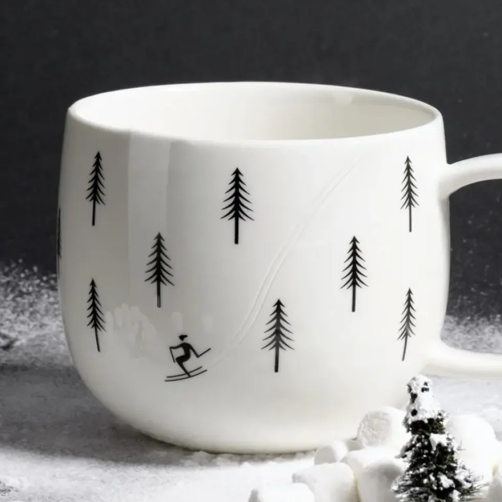 ASA Henkelbecher Kaffeebecher Skiing 400 ml
