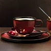ASA Kaffeetasse Espressotasse mit Untertasse Kolibri rusted red
