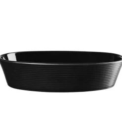 Auflaufform Klein oval ASA FormArt schwarz L 25 cm