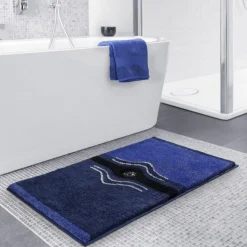 Badteppich Crystal Light navy