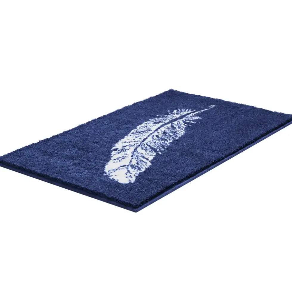 Badteppich Piume blau 50×60 cm