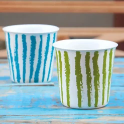 Becher Keramik STRIPES coppetta ASA versch. Farben 250 ml