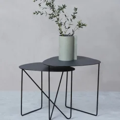Beistelltisch Metall CURVE LIND DNA Höhe 45 cm
