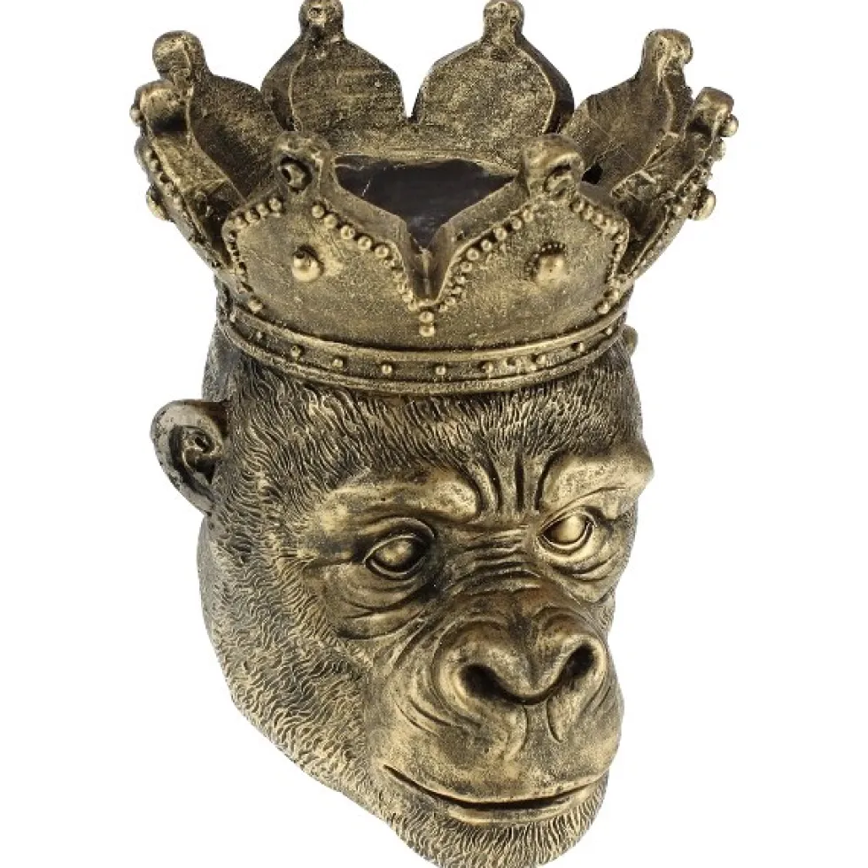 Übertopf Affe gold Kong Werner Voß Höhe 39 cm