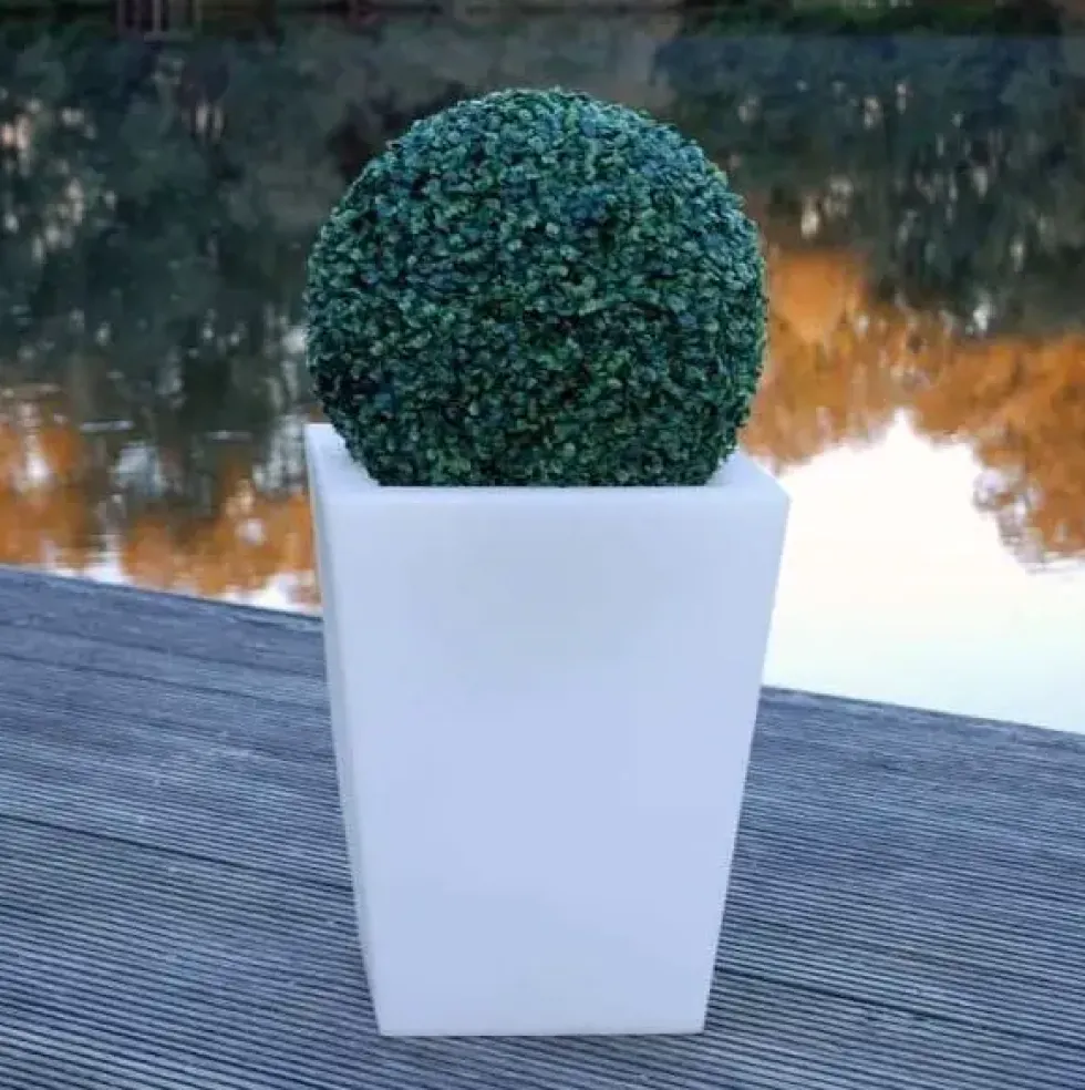 Übertopf beleuchtet Andrea mit LED Höhe 60 cm