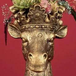 Übertopf Giraffe Lucie gold Werner Voß Höhe 43 cm