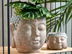 Übertopf Pflanzkopf Buddha