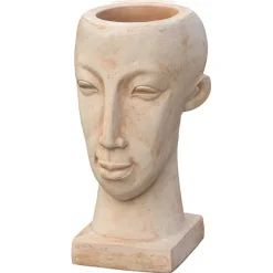 Übertopf Pflanzkopf Young Man Terrakotta Höhe 41 cm