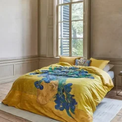 Bettwäsche 135×200 cm Beddinghouse Van Gogh Museum IRISES YELLOW