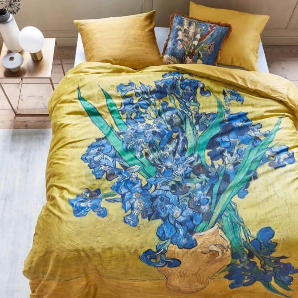 Bettwäsche 135×200 cm Beddinghouse Van Gogh Museum IRISES YELLOW