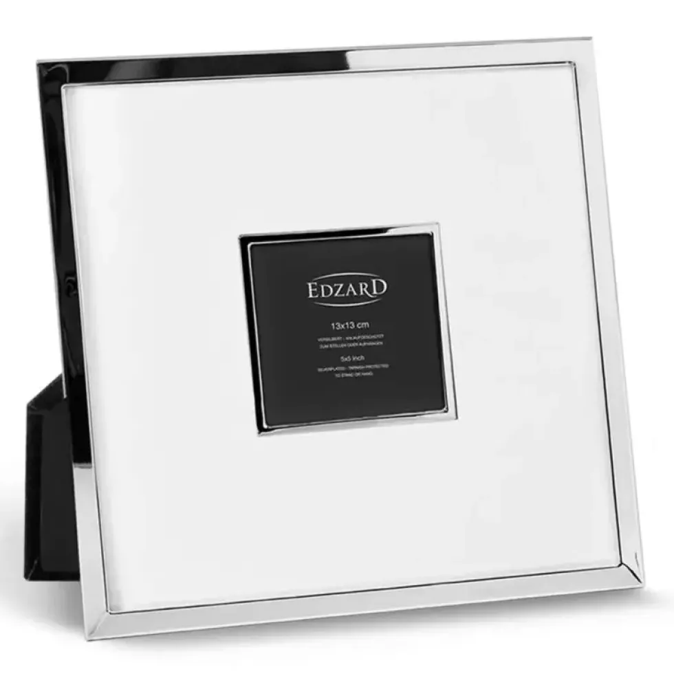 Bilderrahmen silber Ribera Edzard 13×13 cm