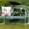 Blumenbank Gartenbank Metall Vogelsang Casablanca Breite 115 cm