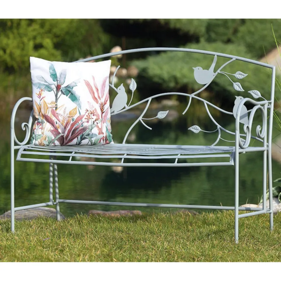 Blumenbank Gartenbank Metall Vogelsang Casablanca Breite 115 cm