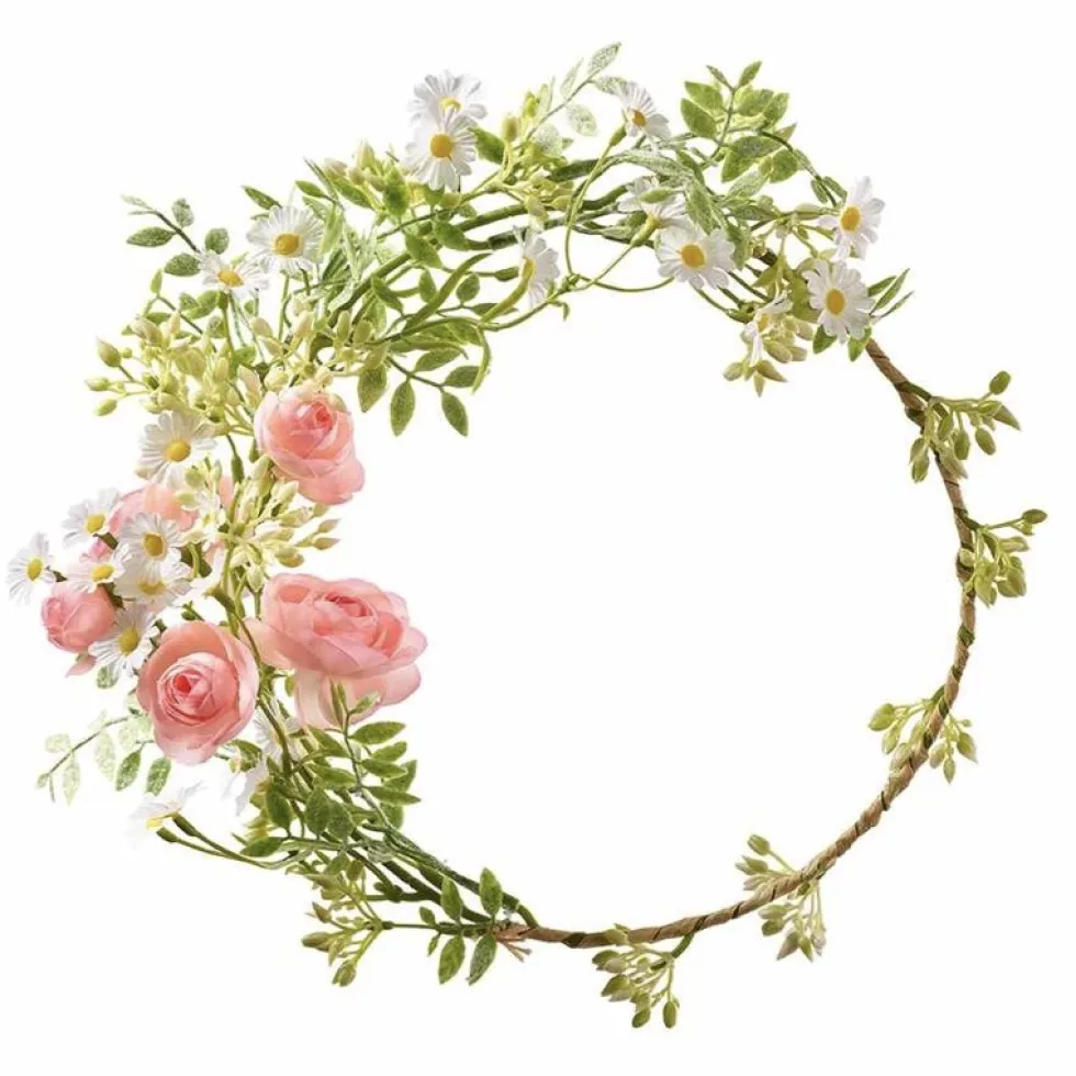 Blumenkranz Deko Blumenring Ranunkel Durchmesser 25 cm