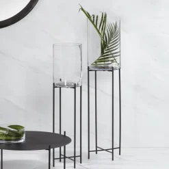 Blumensäule Metall Risby Kaheku H 83 cm