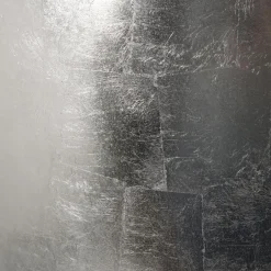 Bodenvase Cara Hochglanz silber Höhe 116 cm