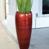 Bodenvase Caroline Hochglanz rot Höhe 81cm / 100 cm
