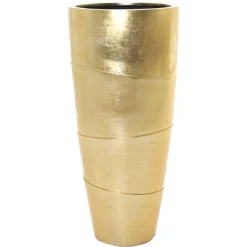 Bodenvase 80 cm hoch Camille Hochglanz gold