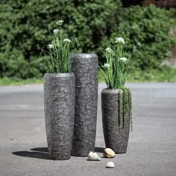 Bodenvase Harmony anthrazit broken