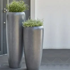 Bodenvase Harmony grau Höhe 75 cm