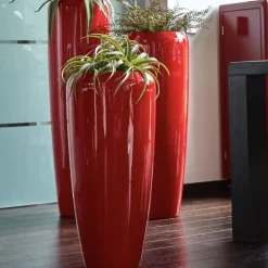 Bodenvase Harmony Hochglanz rot
