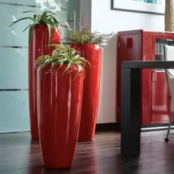 Bodenvase Harmony Hochglanz rot