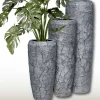 Bodenvase Harmony silbergrau broken