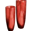 Bodenvase Konus rot Casablanca
