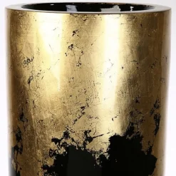 Bodenvase schwarz gold Konus Casablanca