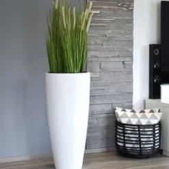 Bodenvase weiß Cecile
