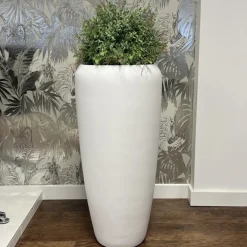 Bodenvase weiß matt Harmony Höhe 75 cm
